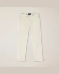 Harmont & Blaine Pantalone Tasca America Misto Lino Bianco