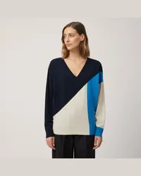 Harmont & Blaine Maxi Pullover Color Block Blu