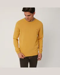 Harmont & Blaine Pullover Con Dettagli Rigati Giallo