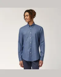 Harmont & Blaine Camicia Narrow Fit Cotone Blu