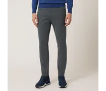 Pantalone Cinque Tasche Slim Fit - Uomo Pantaloni Grigio