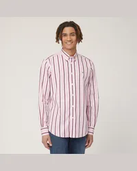 Harmont & Blaine Camicia A Righe Verticali Rosso