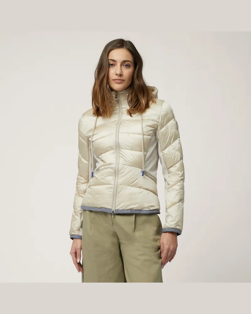 Harmont & Blaine Giubbotto Bordi A Contrasto Beige