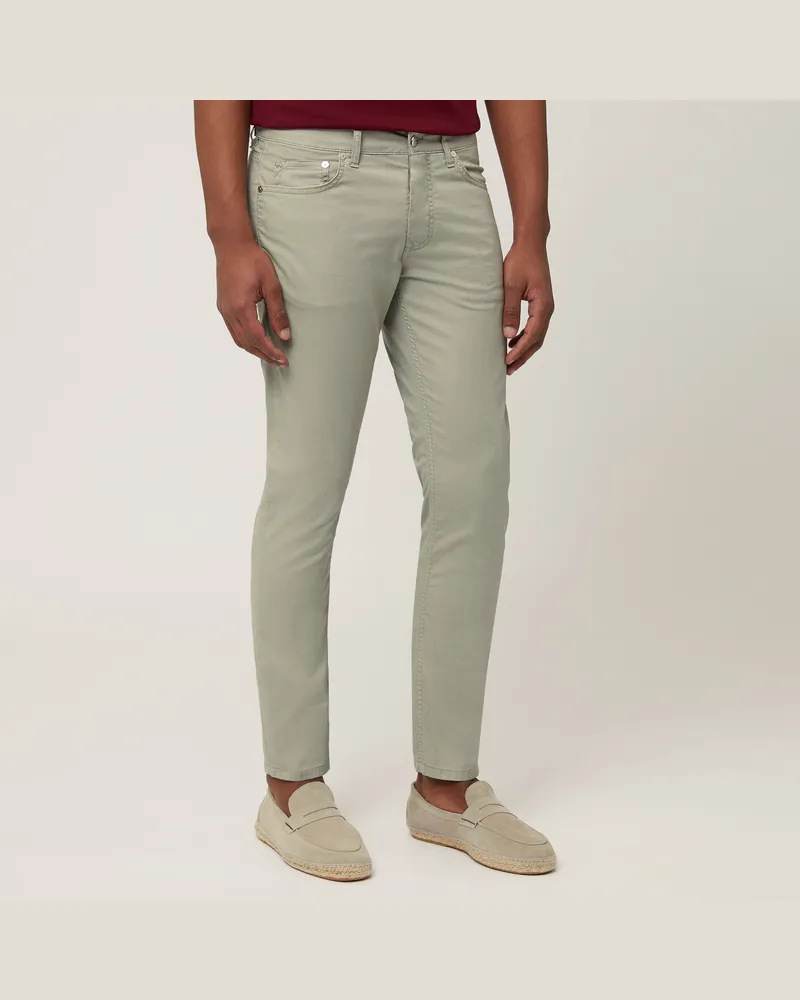 Harmont & Blaine Pantaloni Cinque Tasche Narrow Verde