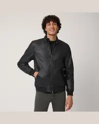 Harmont & Blaine Bomber Narrow In Nappa Nero