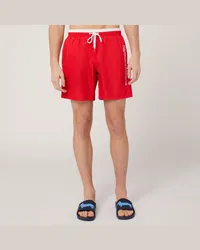 Harmont & Blaine Boxer Da Mare Con Lettering Rosso