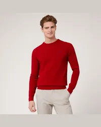 Harmont & Blaine Pullover Girocollo In Cotone Rosso