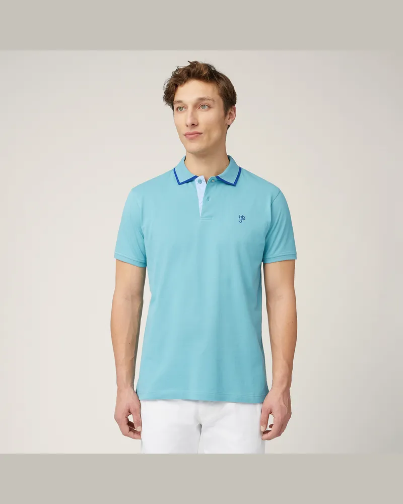 Harmont & Blaine Polo Con Contrasti Verde