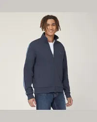 Harmont & Blaine Felpa Full-Zip Con Nastro Blu