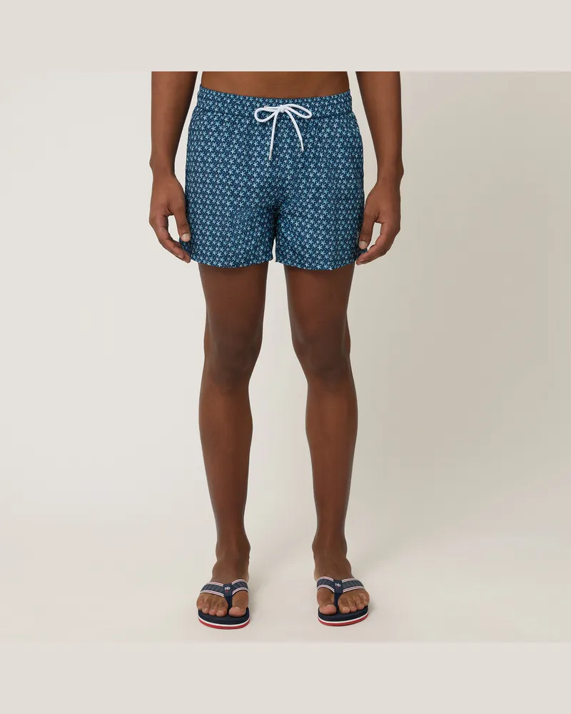 Harmont & Blaine Shorts Da Mare Stelle Marine Blu