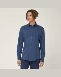 Harmont & Blaine Camicia In Cotone Narrow Blu