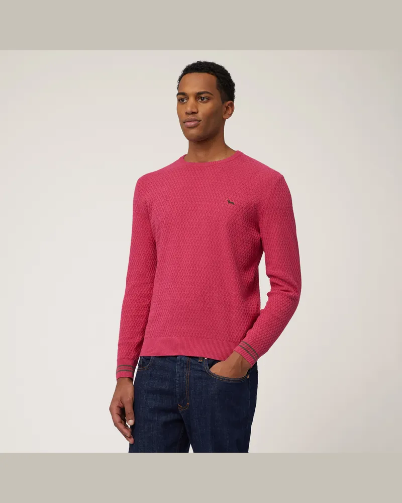 Harmont & Blaine Pullover Con Ricamo Bassotto Rosa