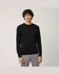 Harmont & Blaine Pullover Leggero In Lana Merino Nero