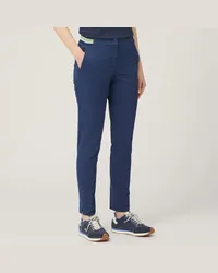 Harmont & Blaine Pantaloni Con Elastico Rigato Blu