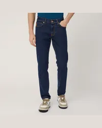 Harmont & Blaine Jeans Con Stampa Sul Retro Denim