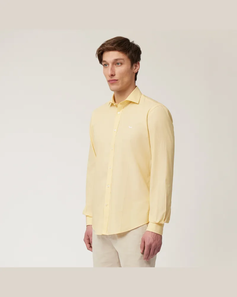 Harmont & Blaine Camicia Narrow In Cotone Giallo