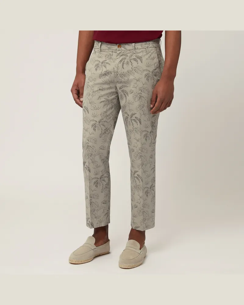 Harmont & Blaine Pantaloni Con Stampa All Over Sabbia