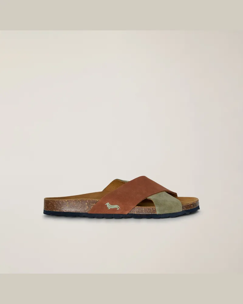 Harmont & Blaine Sandalo con fascia incrociata Marrone