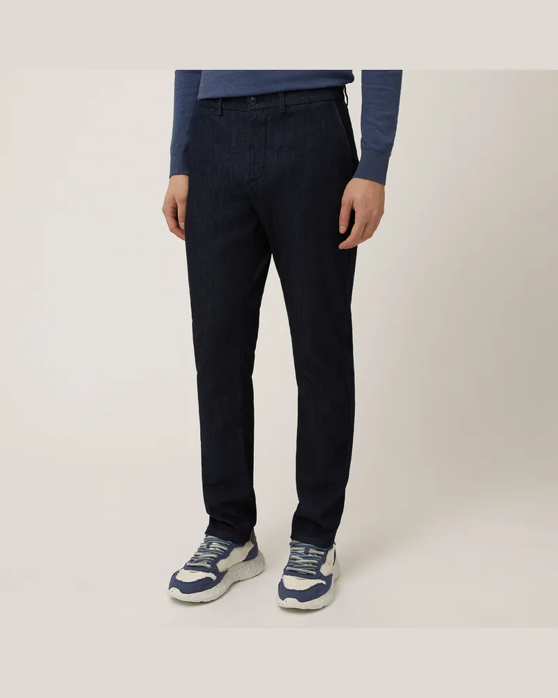 Harmont & Blaine Pantaloni Chino Narrow Blu