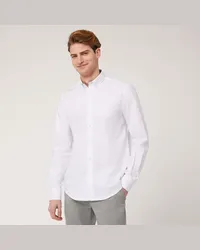 Harmont & Blaine Camicia Regular In Cotone Bianco