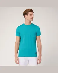 Harmont & Blaine T-Shirt Con Taschino Verde