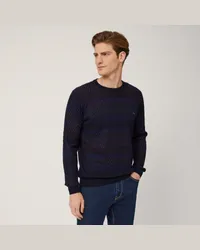 Harmont & Blaine Pullover Girocollo Sfumato Blu