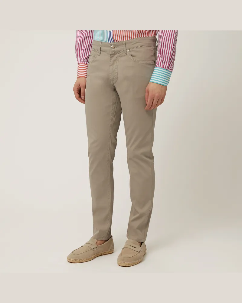 Harmont & Blaine Pantaloni Con Retro Logato Sabbia
