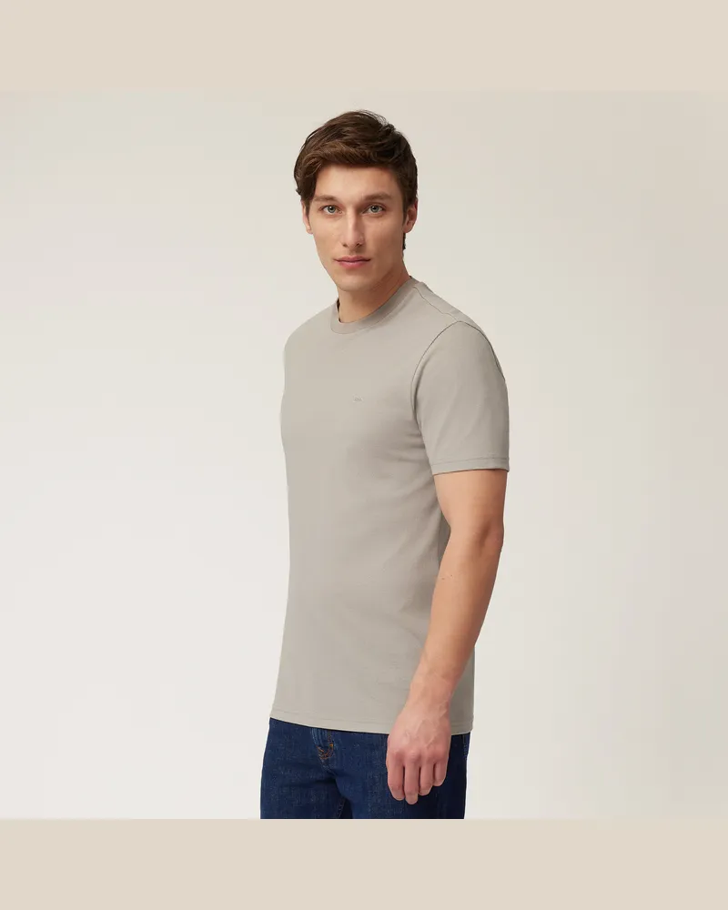 Harmont & Blaine T-Shirt in jersey crêpe Beige