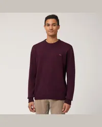 Harmont & Blaine Pullover In Misto Lana Mouliné Rosso