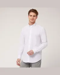 Harmont & Blaine Camicia Interni A Contrasto Bianco