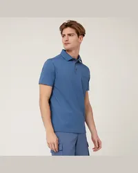 Harmont & Blaine Polo Con Dettagli Stampati Blu