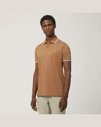 Harmont & Blaine Polo Narrow Fit Con Logo Beige