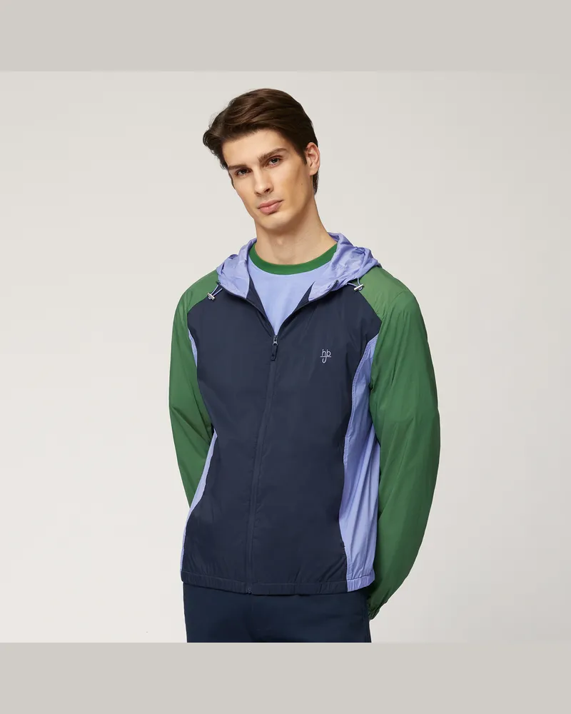 Harmont & Blaine Giubbotto Leggero Color Block Verde