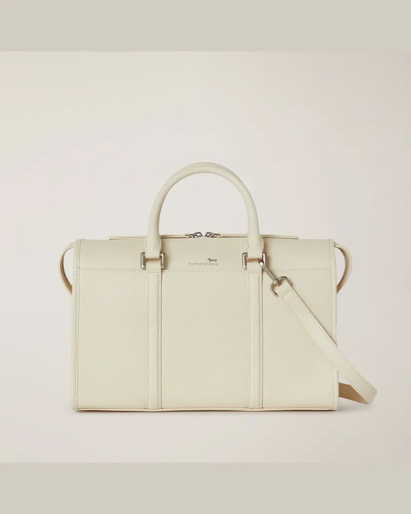 Harmont & Blaine Borsa In Pelle Passeggiata Bianco