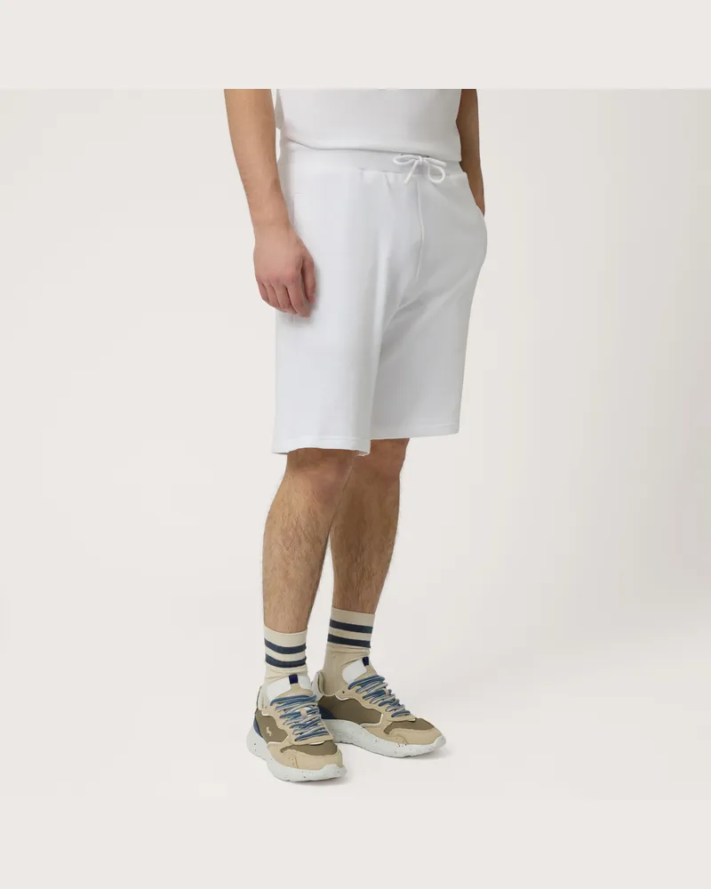 Harmont & Blaine Bermuda Sportivo In Cotone Bianco