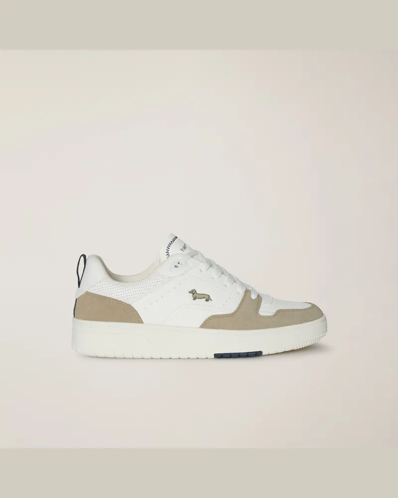 Harmont & Blaine Sneaker Mix Di Materiali Beige