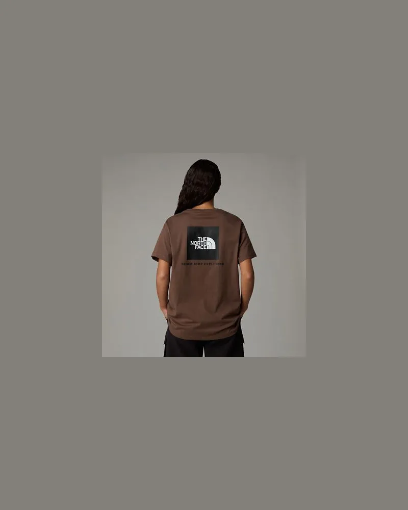 The North Face Redbox Relaxt Geschnittenes T-shirt Smokey Brown