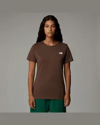 The North Face Simple Dome T-shirt female Smokey