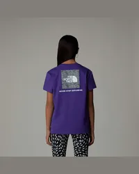 The North Face Redbox Relaxt Geschnittenes T-shirt Für Mädchen female Peak