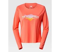 The North Face Kikash Langarm-t-shirt Radiant Orange