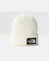 The North Face Tnf Logo Box Beanie Mit Umschlag male Gardenia