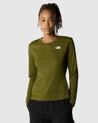 The North Face Lightrange™ Klein Verstaubares Langarm-shirt female Forest