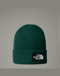 The North Face Tnf Box Logo Cuff Beanie Für Kleinkinder male Evergreen