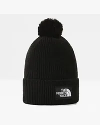 The North Face Tnf Logo Box Beanie Mit Bommel Tnf Black