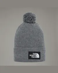 The North Face Tnf Logo Box Beanie Mit Bommel male Tnf