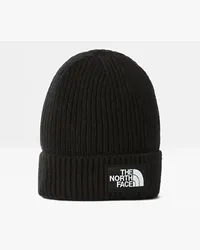 The North Face Tnf Logo Box Beanie Mit Umschlag Tnf Black