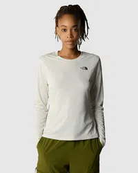 The North Face Lightrange™ Klein Verstaubares Langarm-shirt female White