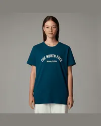 The North Face Varsity T-shirt Mit Grafik female Midnight