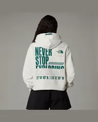 The North Face Coordinates Kurzgeschnittener Hoodie female White