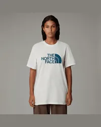 The North Face Easy Relaxt Geschnittenes T-shirt female White